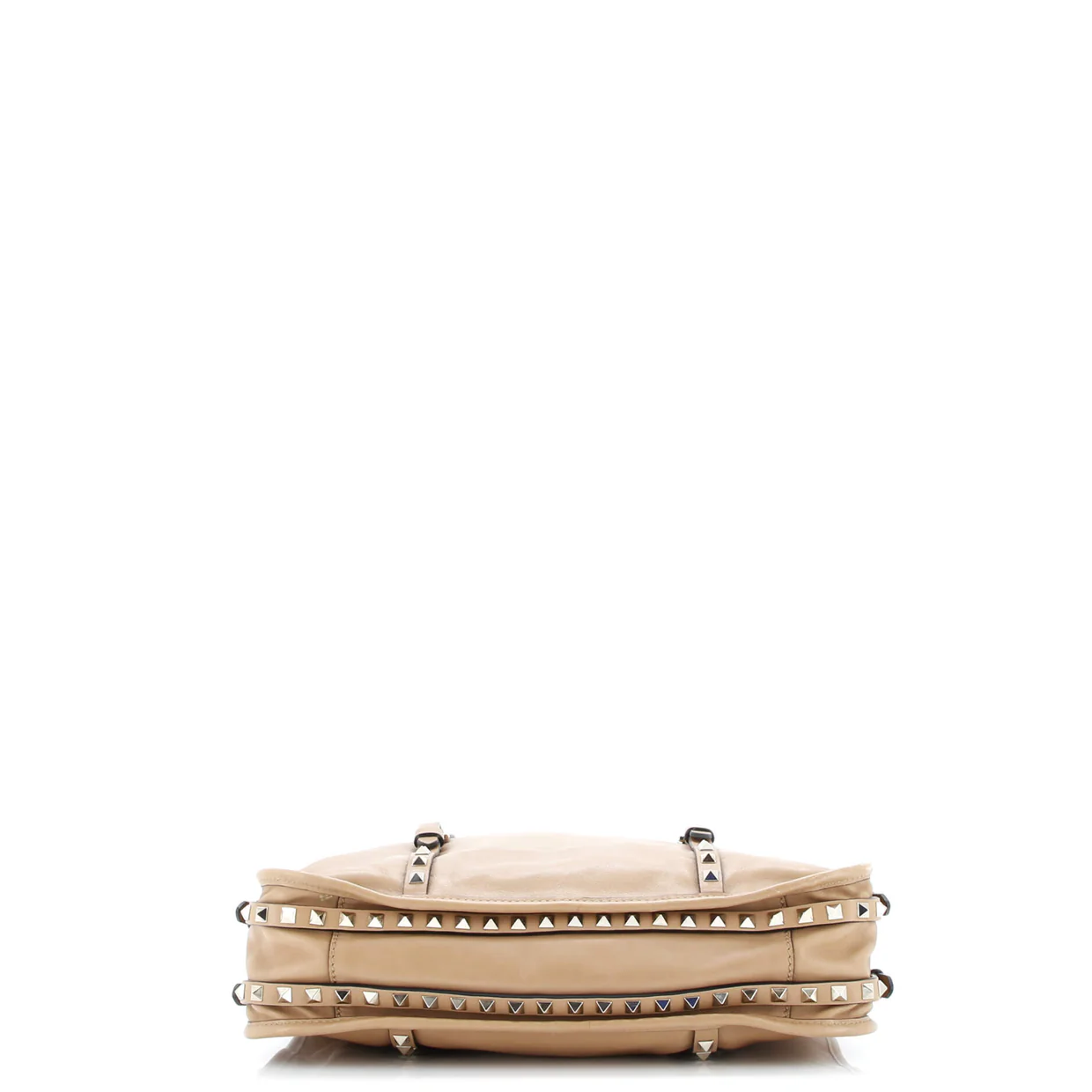 Rockstud Belted Tote Soft Leather Medium - Deep Luxury