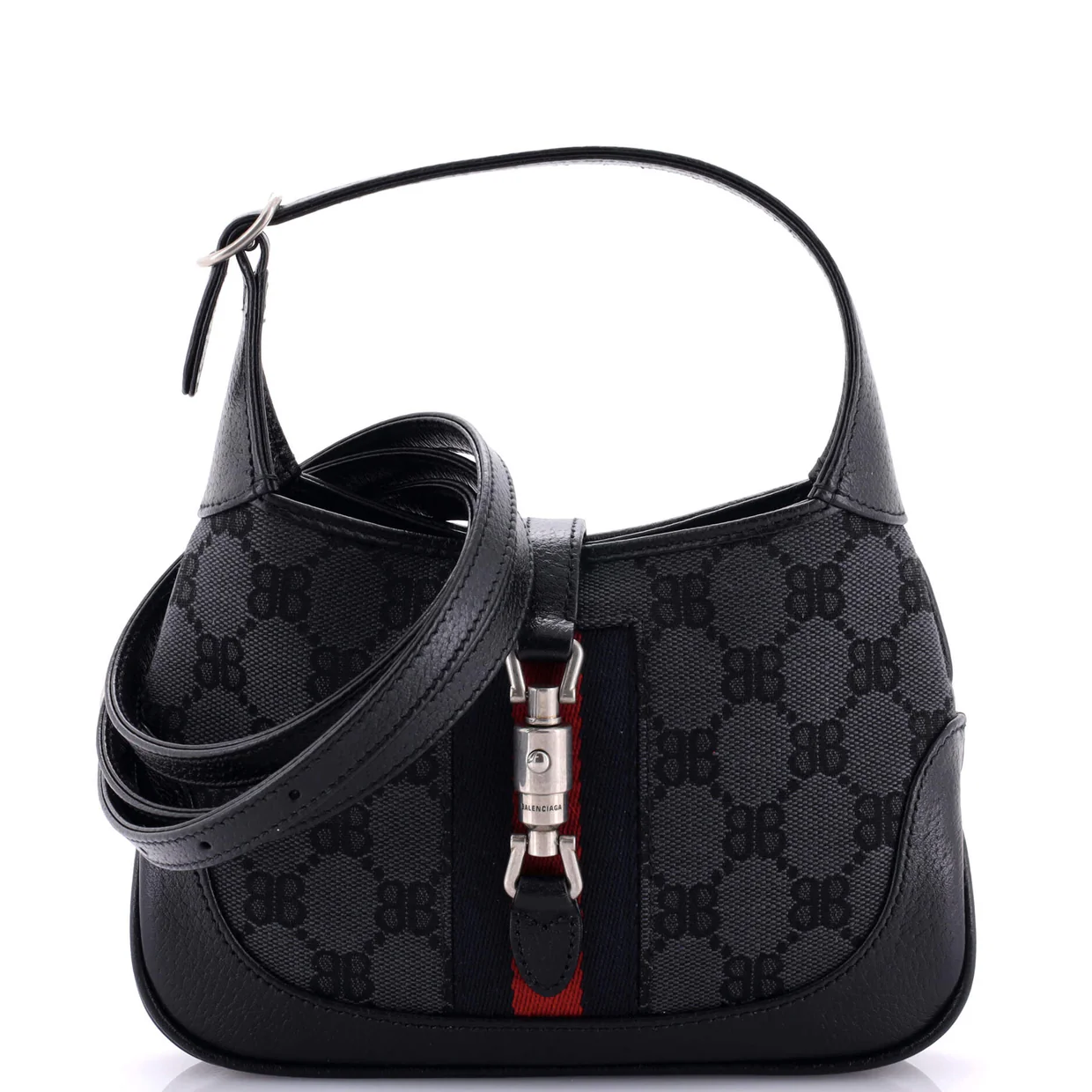 x Gucci The Hacker Project Jackie 1961 Hobo BB Canvas Mini - Deep Luxury