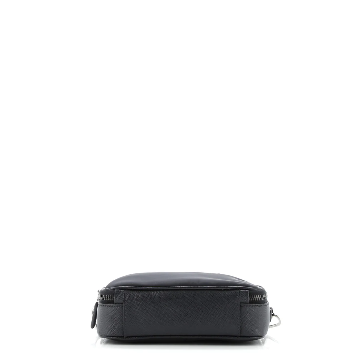 Brique Camera Crossbody Bag Re-Nylon with Saffiano Leather Small - Deep Luxury