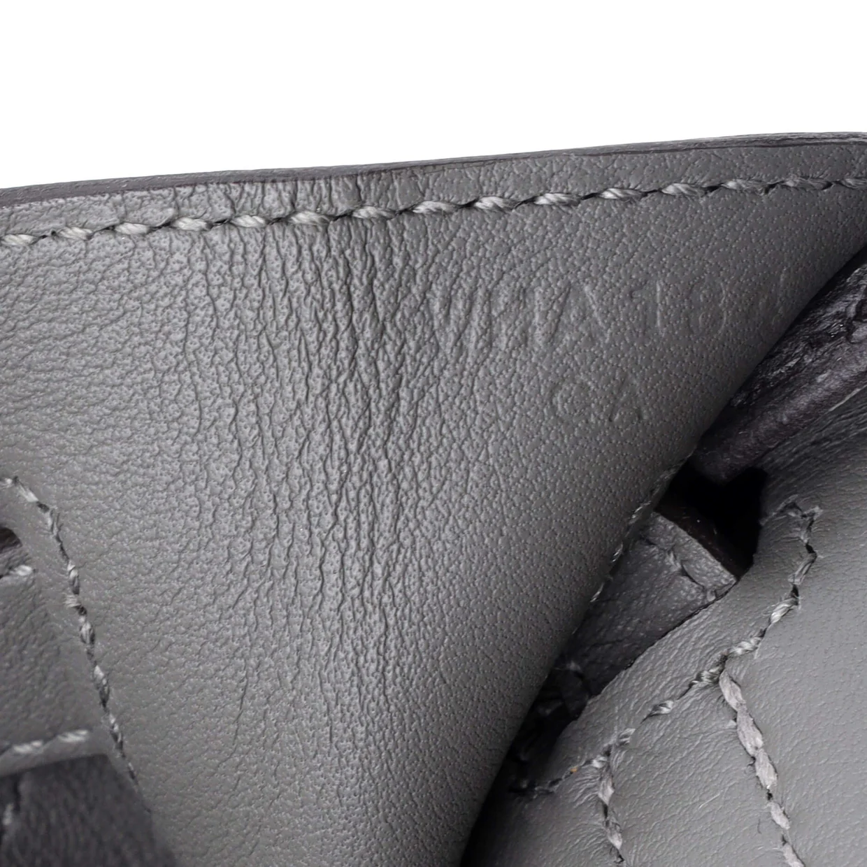 Birkin Handbag Grey Swift with Gold Hardware 25 - Deep Luxury