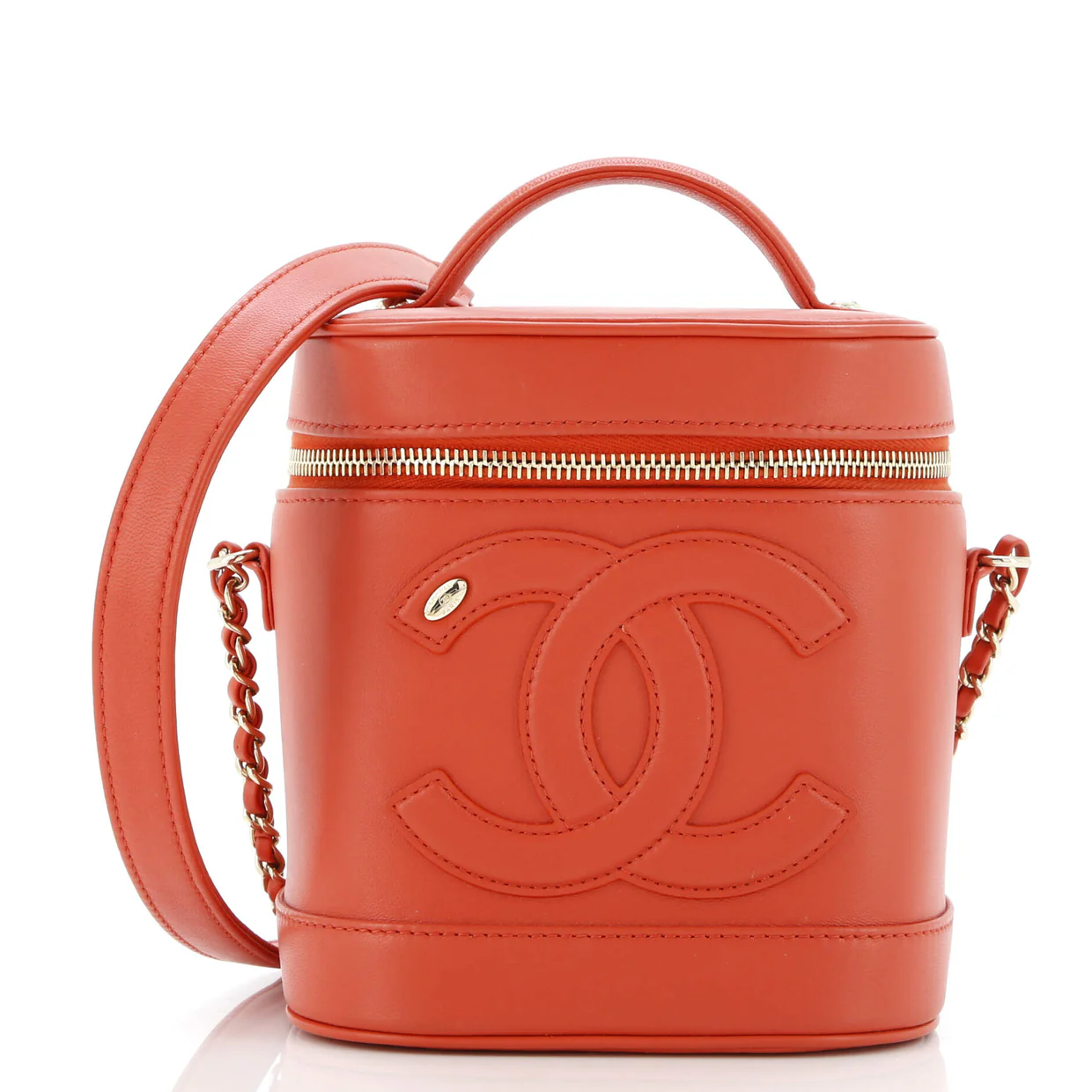 CC Mania Vanity Case Lambskin - Deep Luxury