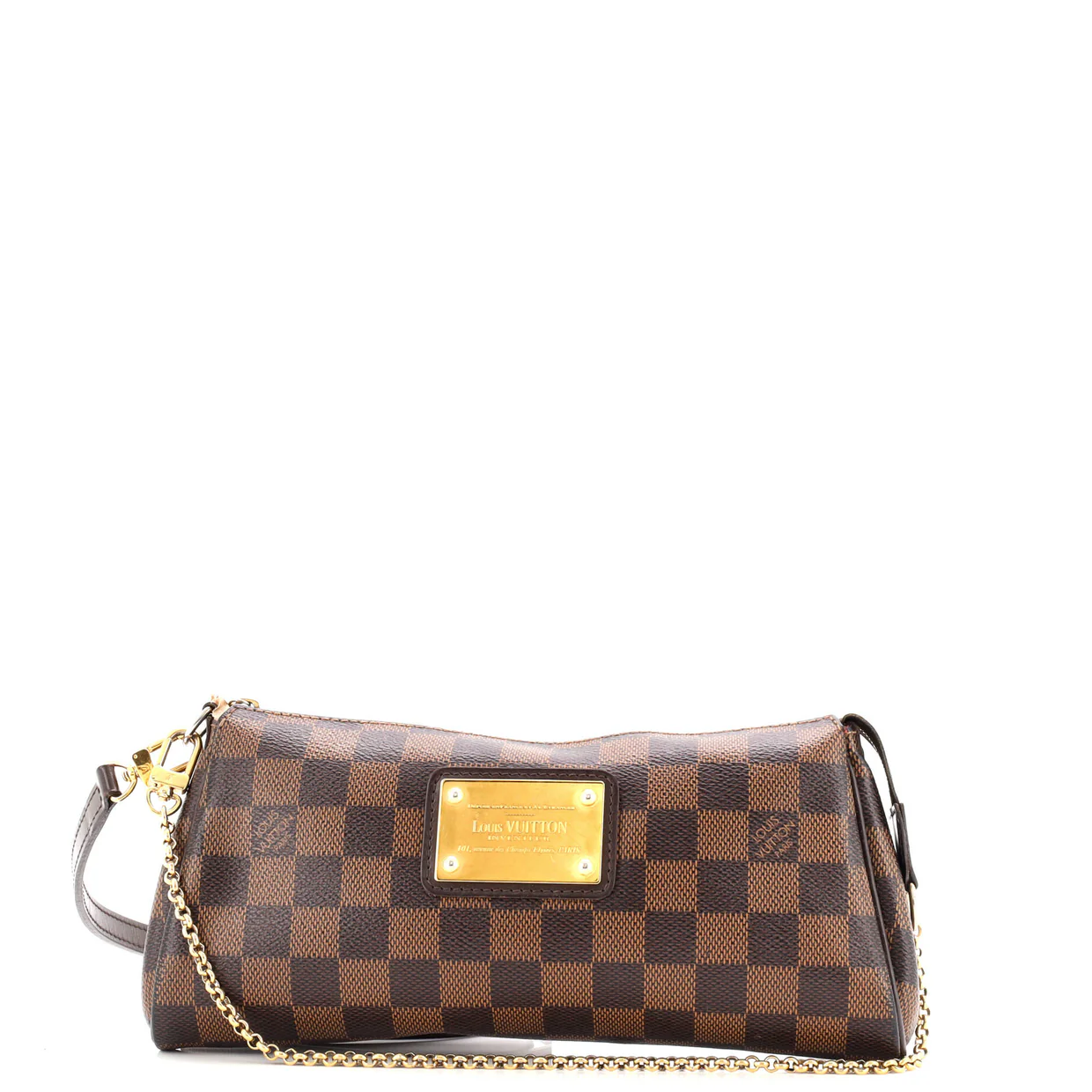 Eva Handbag Damier - Deep Luxury
