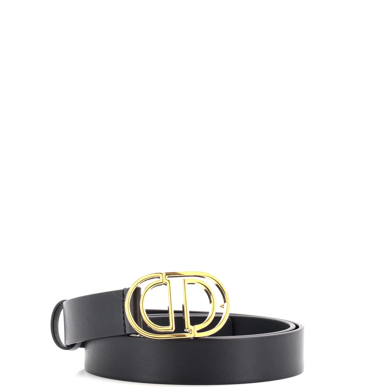 30 Montaigne Cut-Out Belt Leather Thin - Deep Luxury