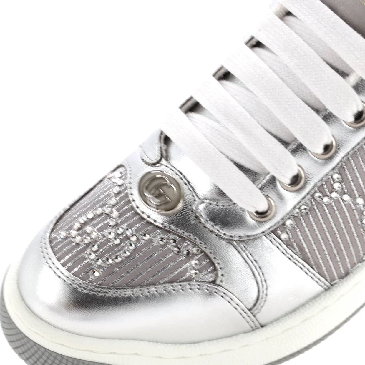 Screener Sneakers GG Canvas with Crystals - Deep Luxury