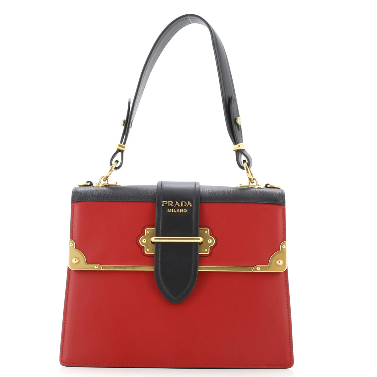 Cahier Convertible Shoulder Bag City Calf and Saffiano Medium - Deep Luxury