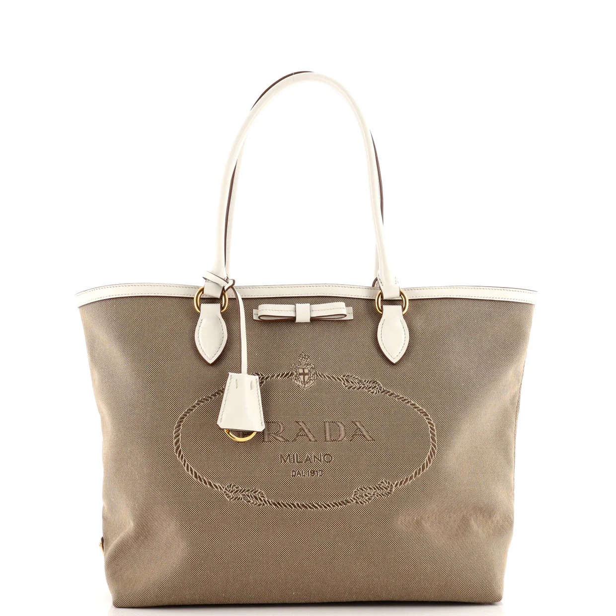 Logo Open Tote Canvas Medium - Deep Luxury