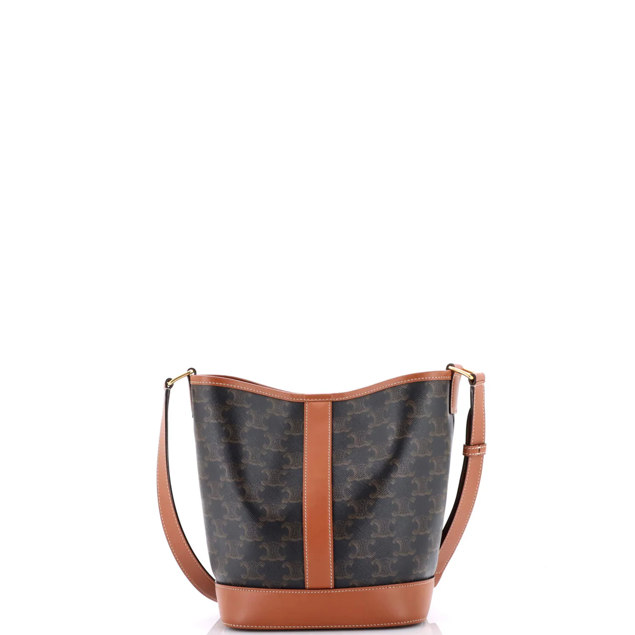 Bucket Bag Triomphe Coated Canvas Small - Deep Luxury