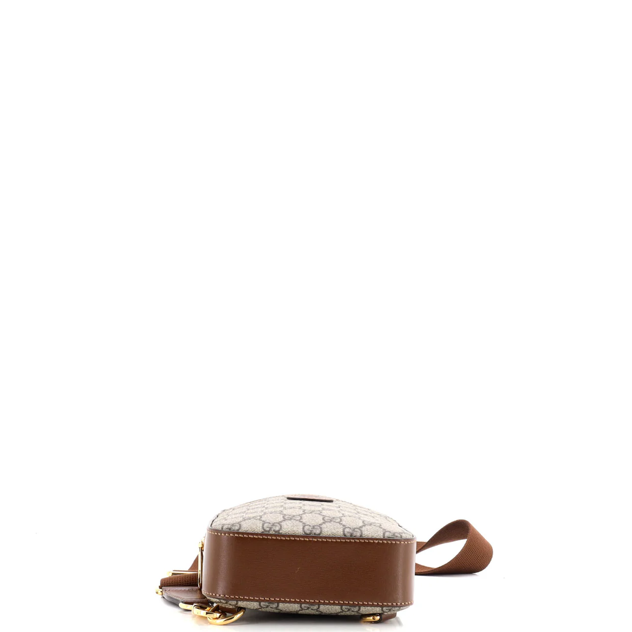 Interlocking G Patch Sling Bag GG Coated Canvas Small - Deep Luxury