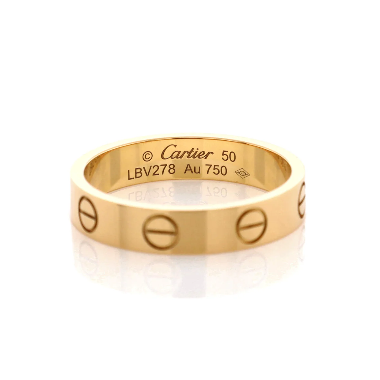 Love Wedding Band Ring 18K Yellow Gold - Deep Luxury