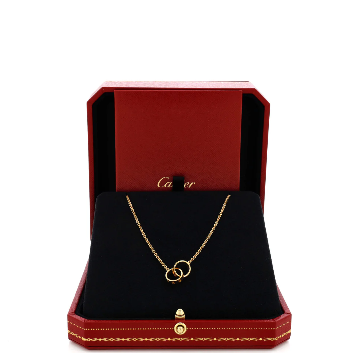 Love Interlocking Necklace 18K Yellow Gold - Deep Luxury