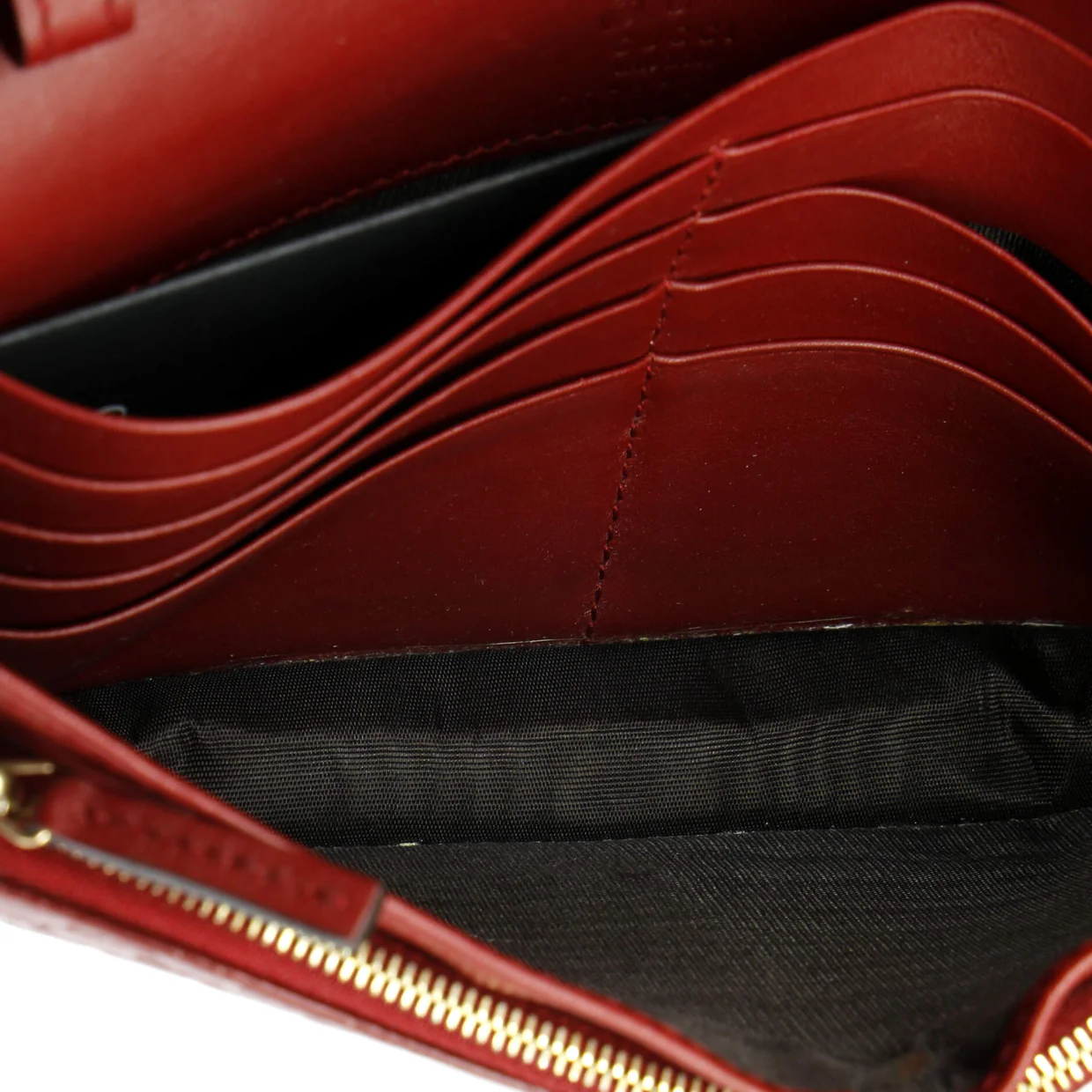 Wallet on Strap Microguccissima Leather - Deep Luxury