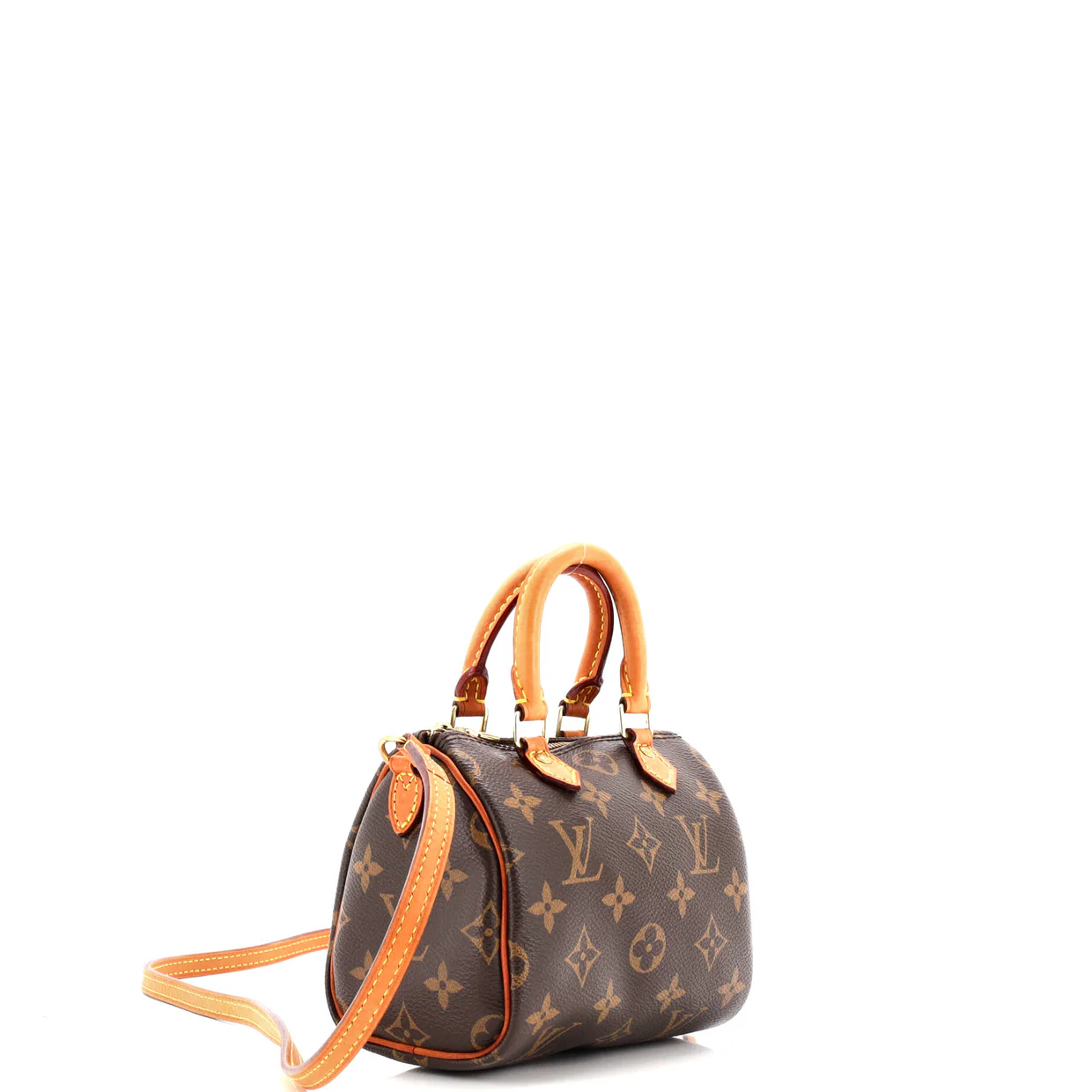 Speedy Bandouliere Bag Monogram Canvas Nano - Deep Luxury