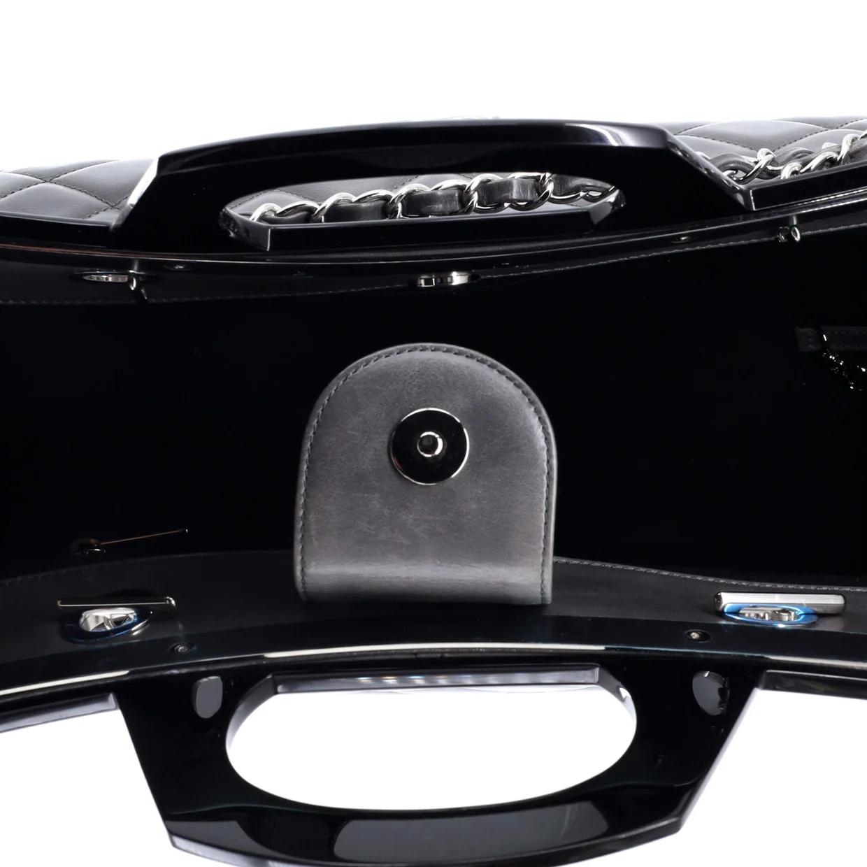 CC Delivery Tote Quilted Glazed Calfskin Large - Deep Luxury