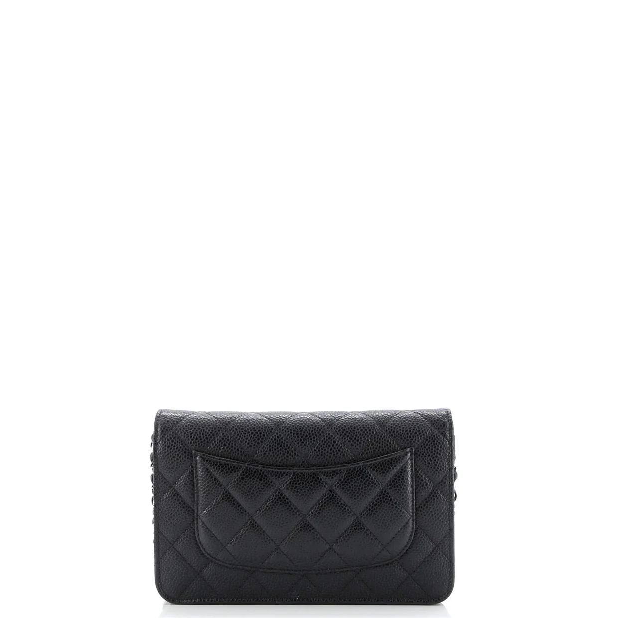 Wallet on Chain Quilted Caviar - Deep Luxury