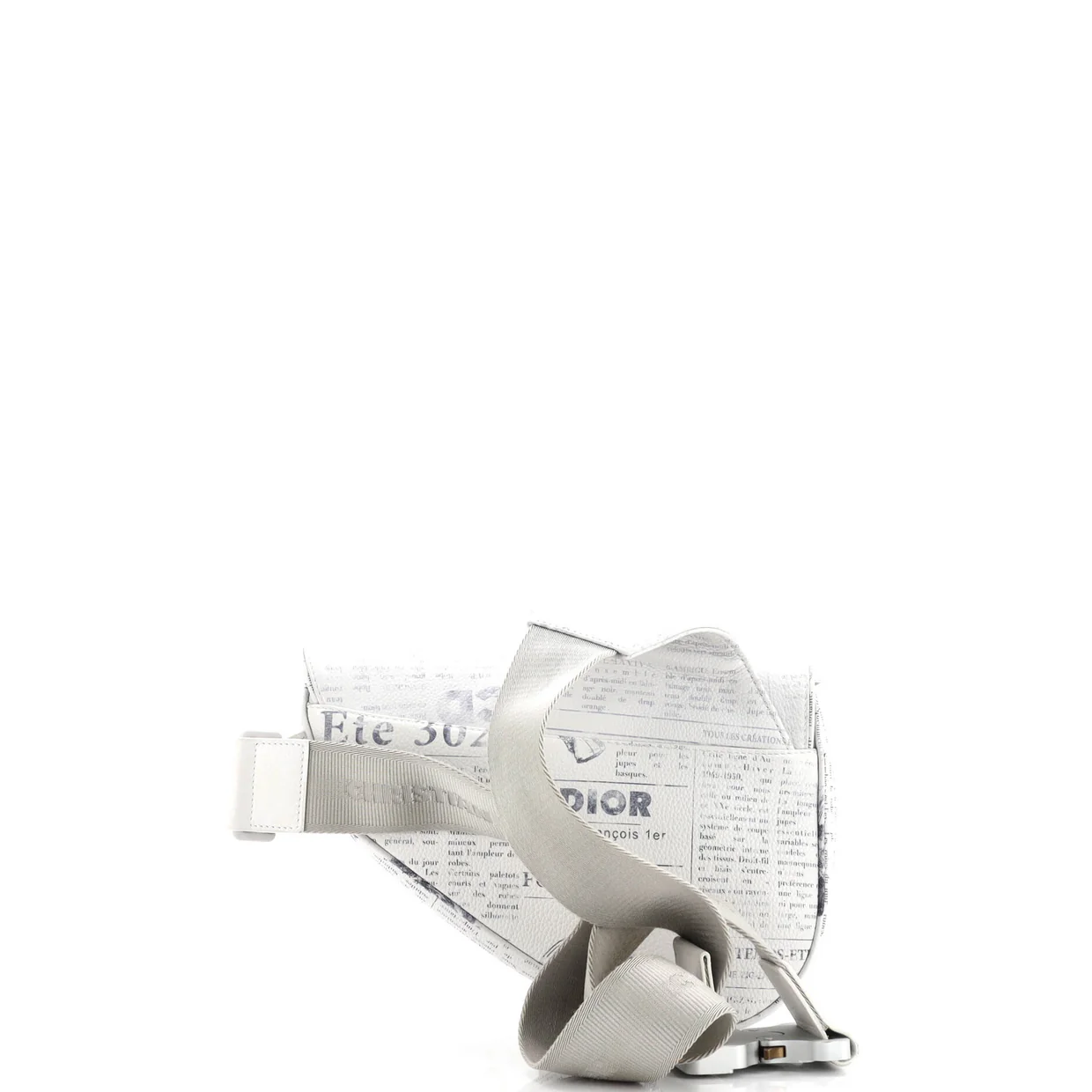 Daniel Arsham Saddle Crossbody Bag Printed Leather - Deep Luxury