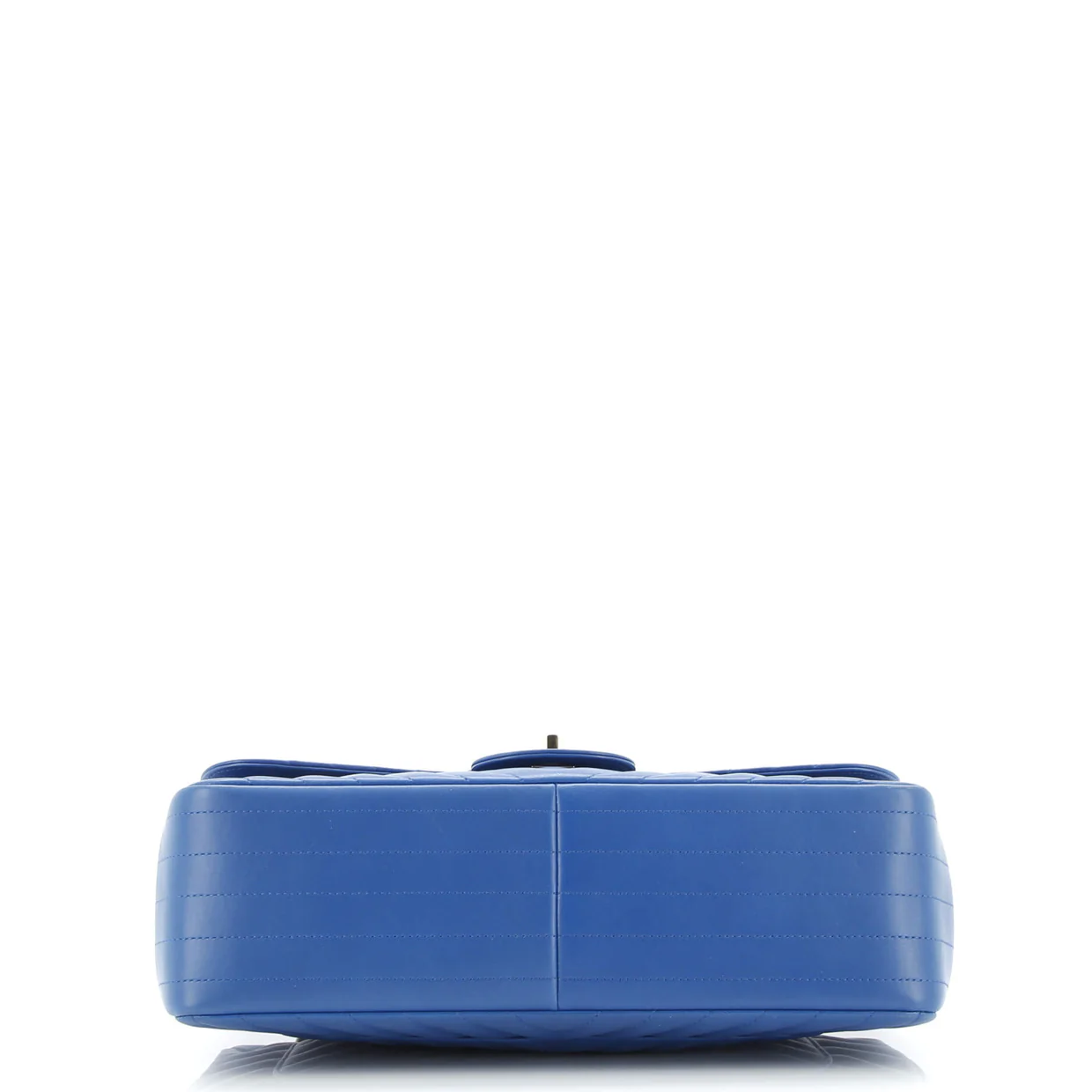 Classic Double Flap Bag Chevron Lambskin Jumbo - Deep Luxury