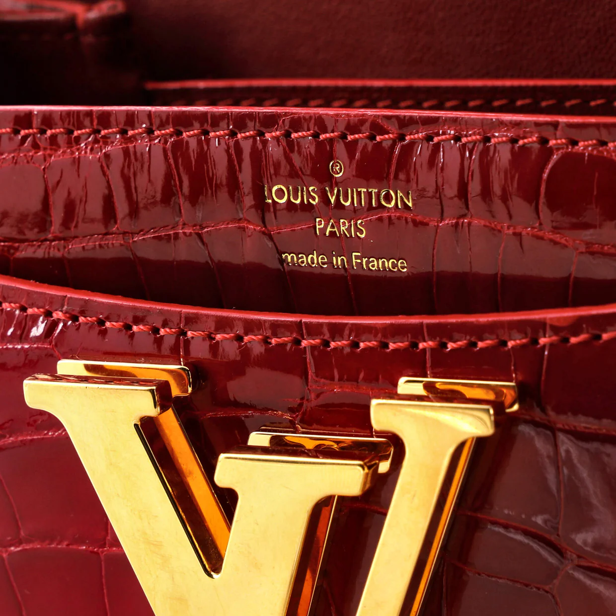 Vivienne LV Bag Alligator - Deep Luxury