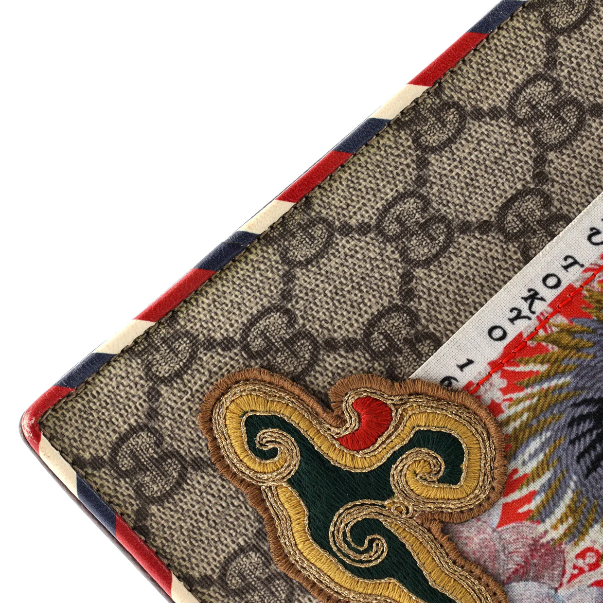 Courrier Pouch GG Coated Canvas with Applique - Deep Luxury