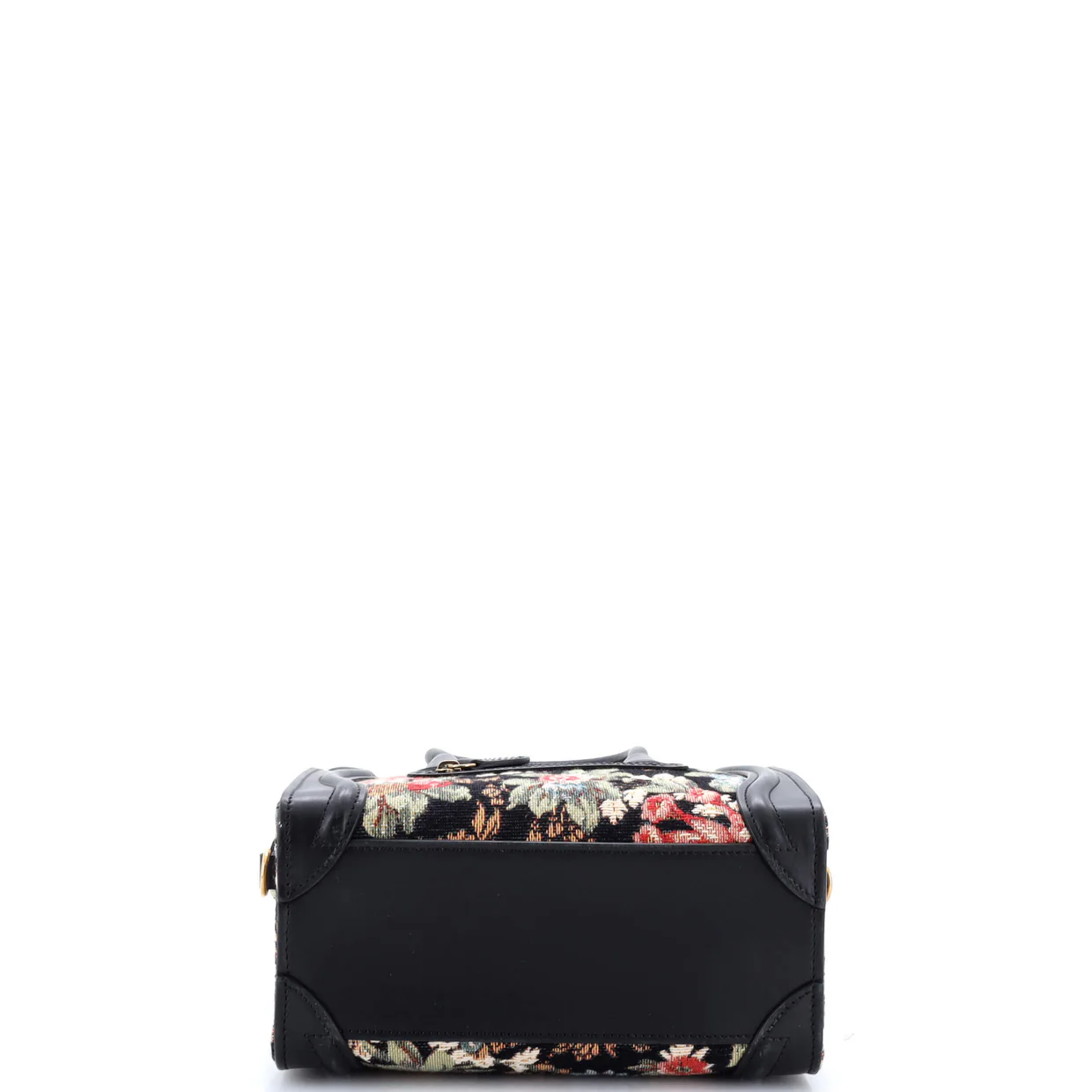 Luggage Bag Printed Jacquard and Leather Nano - Deep Luxury