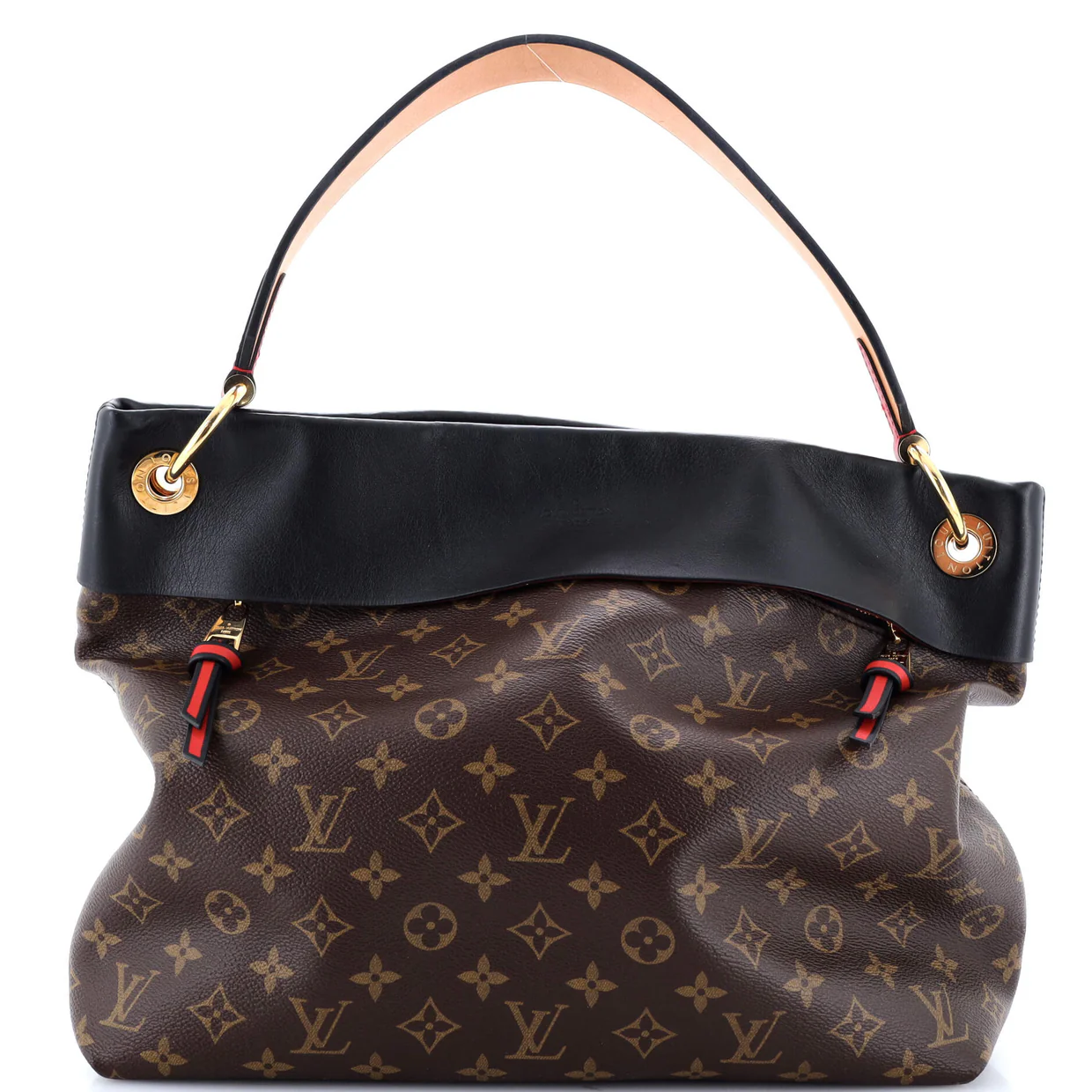 Tuileries Hobo Monogram Canvas with Leather - Deep Luxury