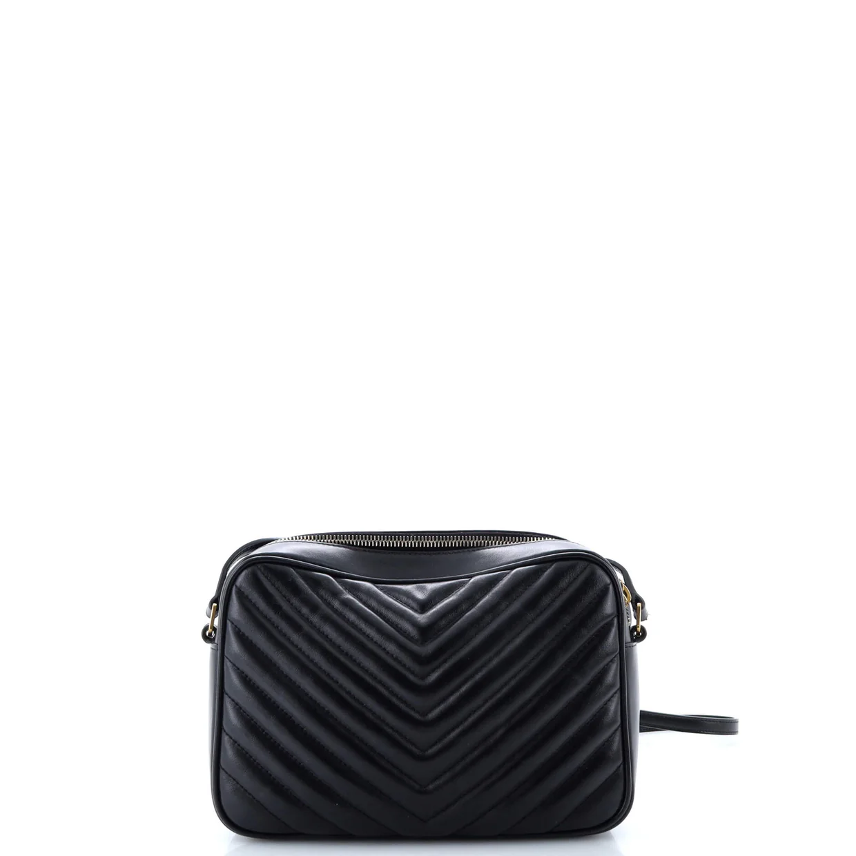 Lou Camera Bag Matelasse Chevron Leather Small - Deep Luxury