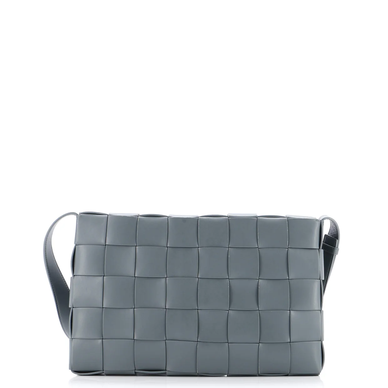 Cassette Crossbody Bag Maxi Intrecciato Leather Large - Deep Luxury