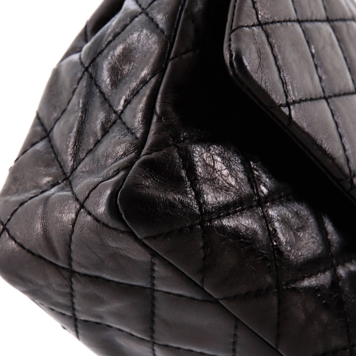 Reissue 2.55 Flap Bag Quilted Aged Calfskin 226 - Deep Luxury