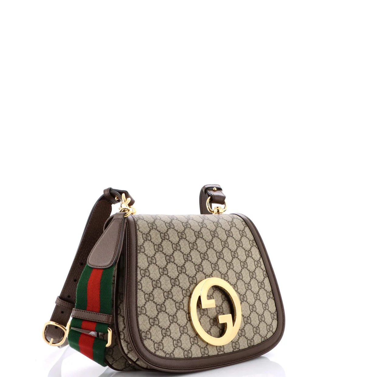 Blondie NM Top Handle Bag GG Coated Canvas Medium - Deep Luxury