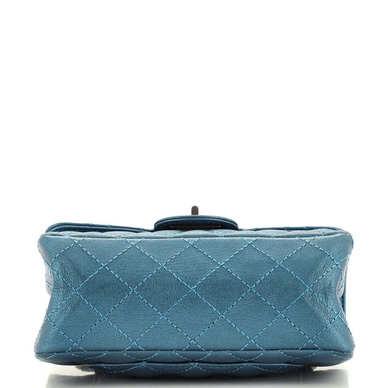 Reissue 2.55 Flap Bag Quilted Metallic Calfskin Mini - Deep Luxury