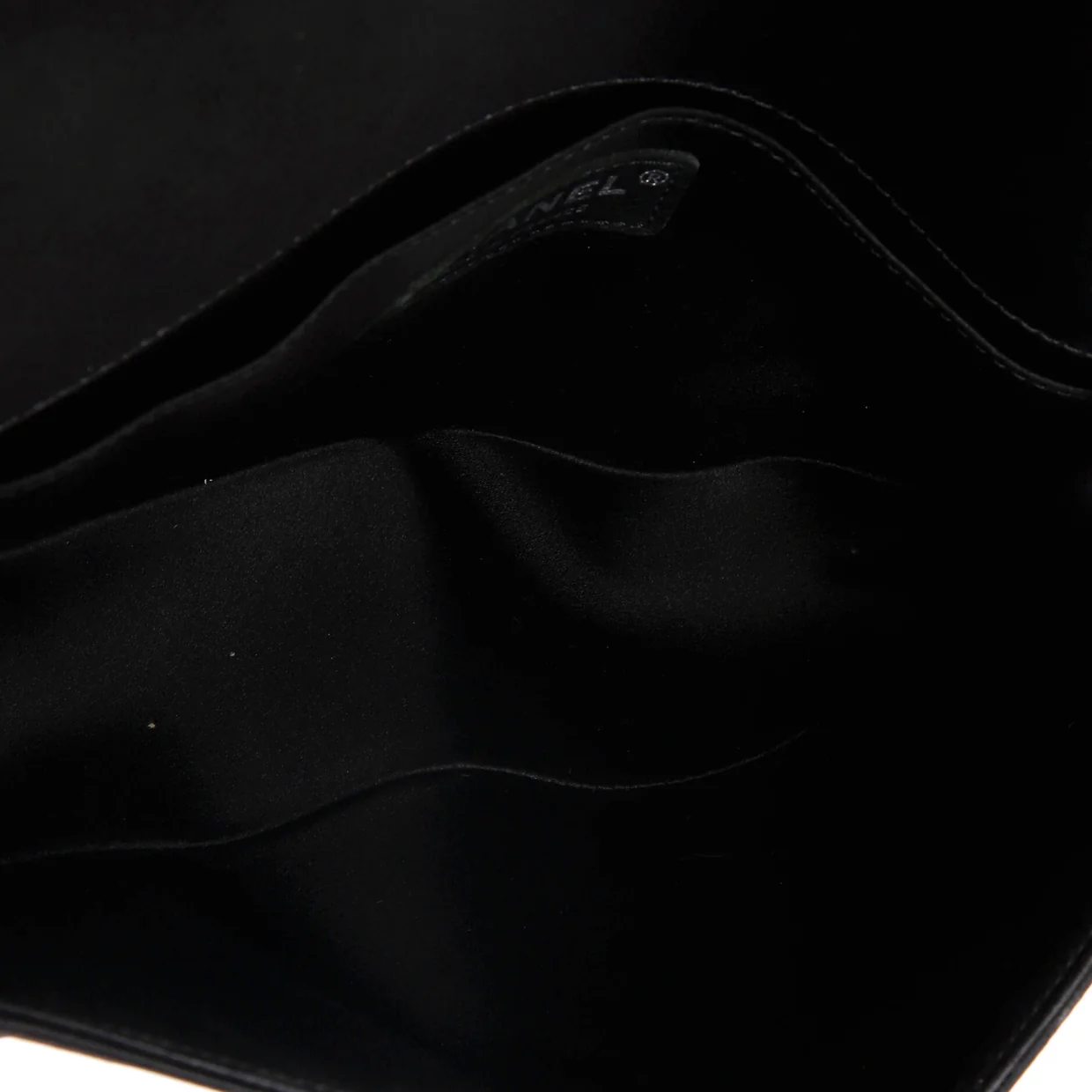 Boy Flap Bag Pearl Embellished Satin Old Medium - Deep Luxury