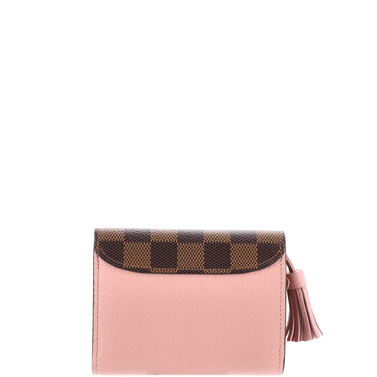 Croisette Wallet Damier and Leather Compact - Deep Luxury