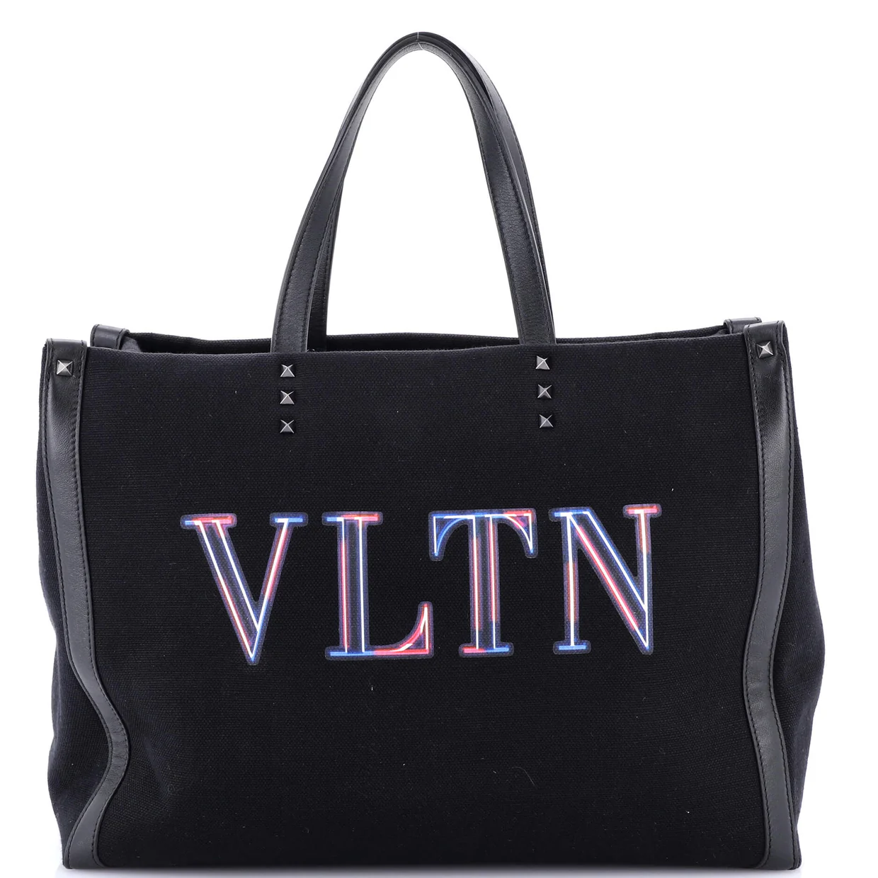 Grande Plage VLTN Tote Canvas Medium - Deep Luxury