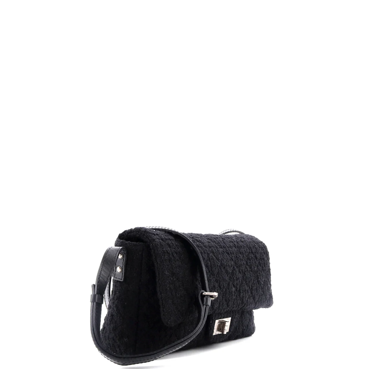 Easy Reissue Messenger Flap Bag Quilted Tweed Large - Deep Luxury