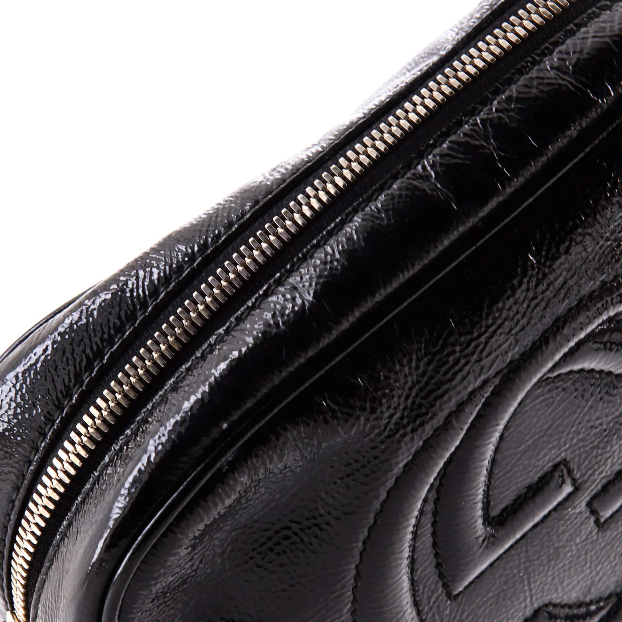 Soho Disco Crossbody Bag Patent Small - Deep Luxury