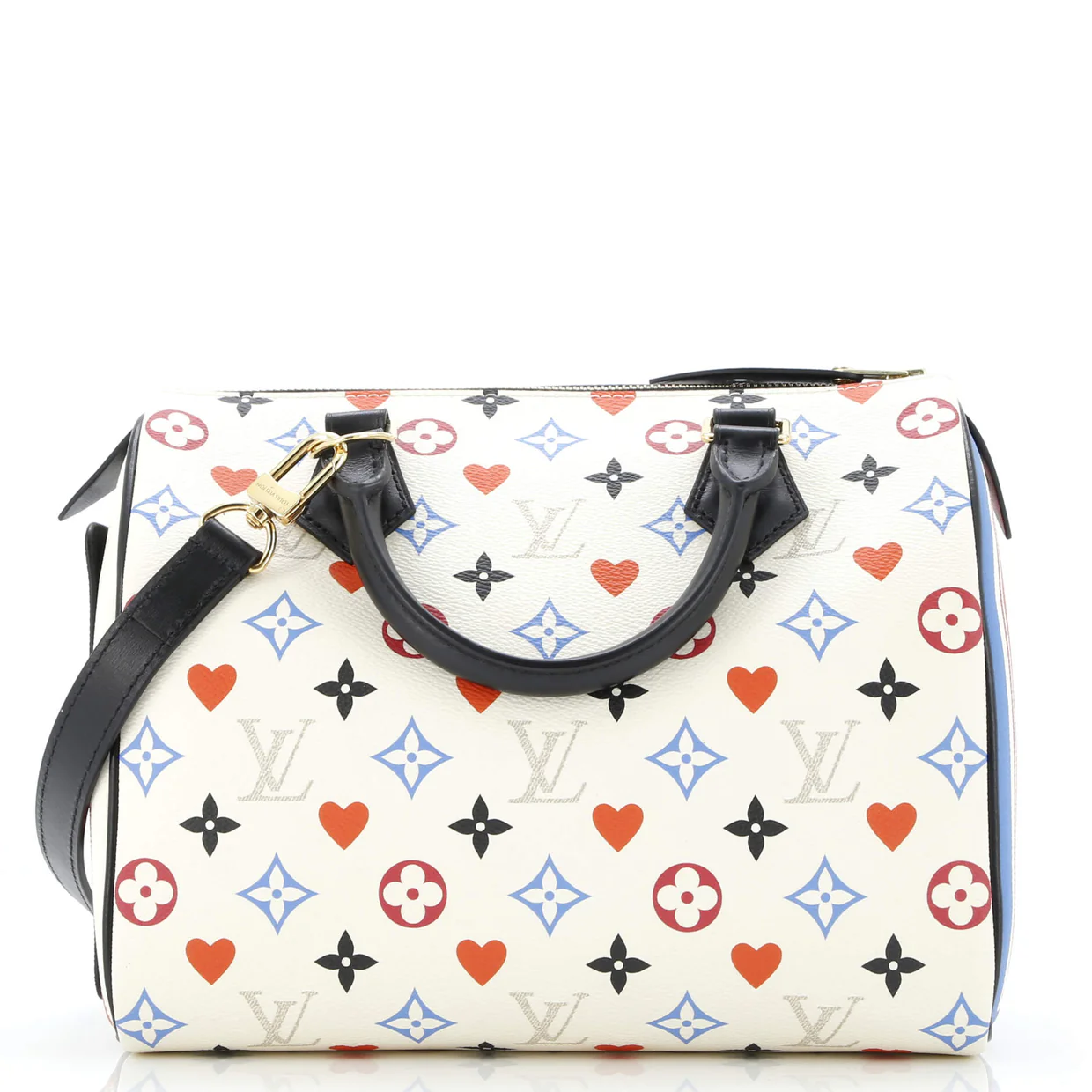 Speedy Bandouliere Bag Limited Edition Game On Multicolor Monogram 25 - Deep Luxury