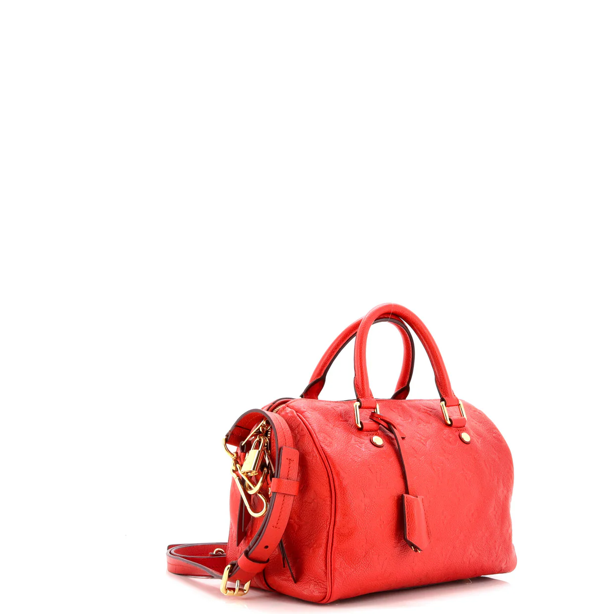 Speedy Bandouliere Bag Monogram Empreinte Leather 25 - Deep Luxury