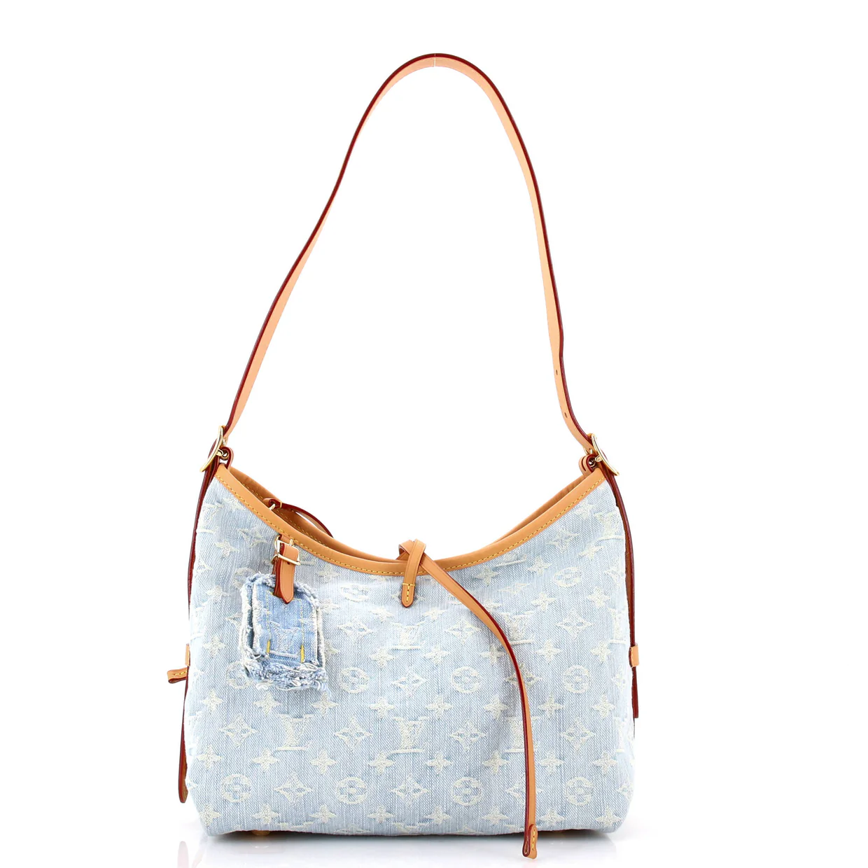 CarryAll Hobo Monogram Denim PM - Deep Luxury
