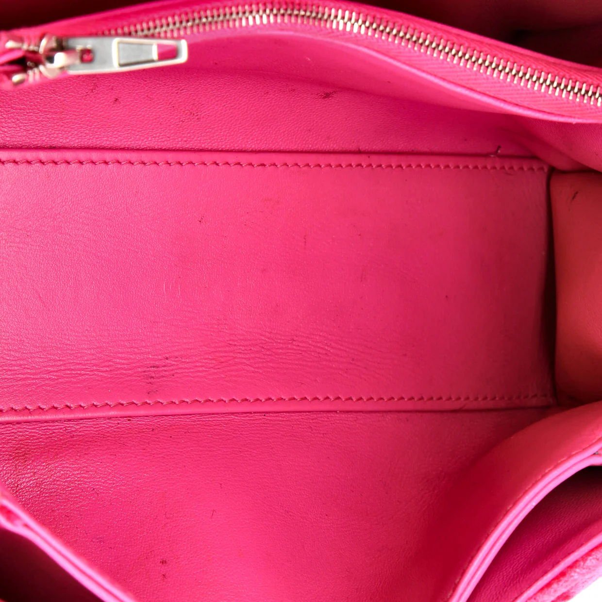 Crush Chain Flap Bag Quilted Velvet Medium - Deep Luxury