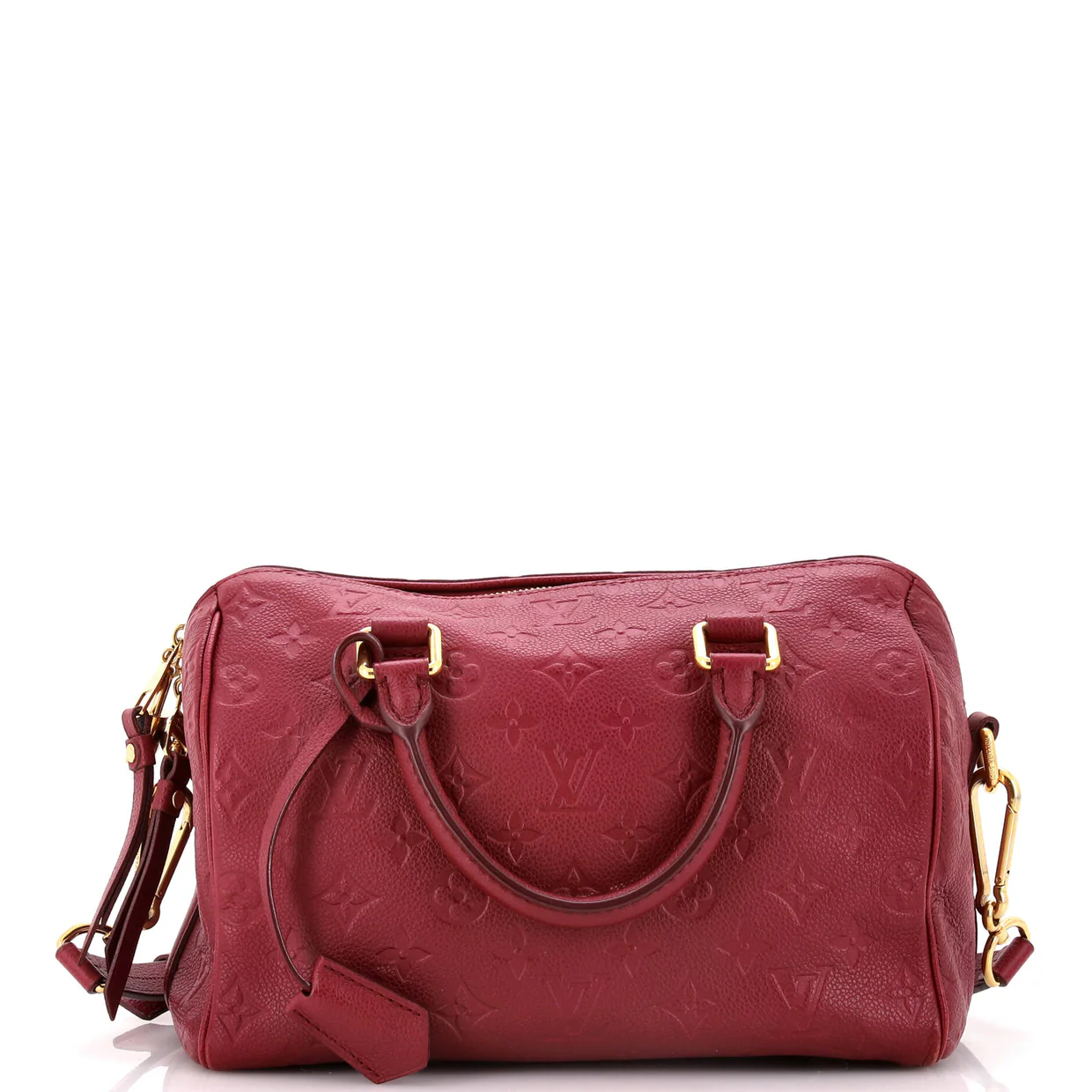 Speedy Bandouliere Bag Monogram Empreinte Leather 25 - Deep Luxury