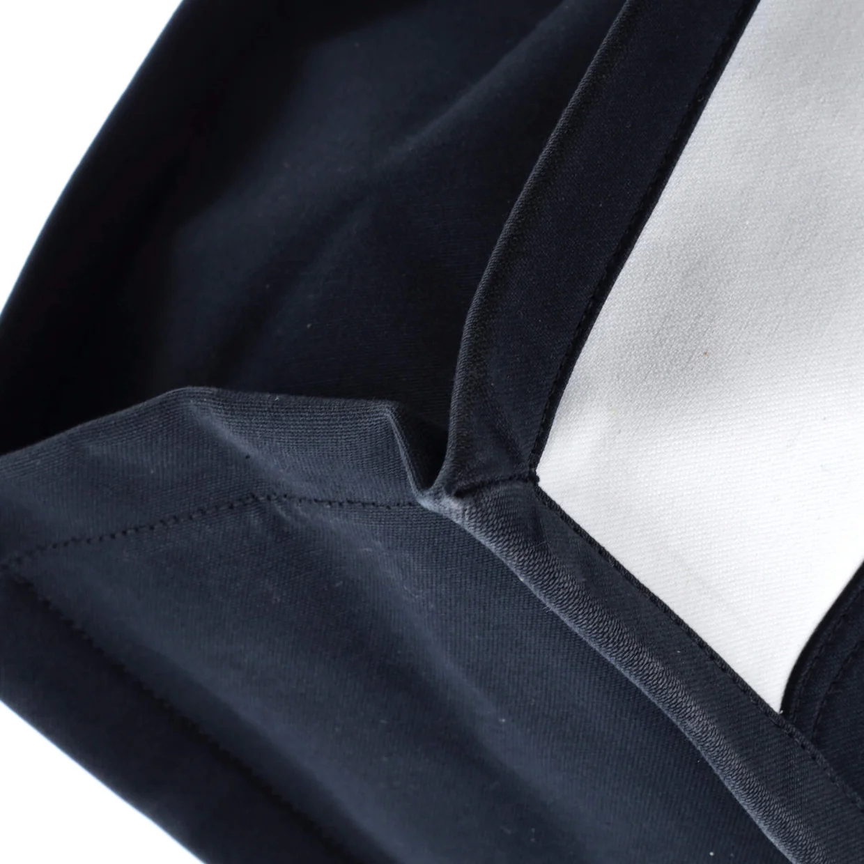 Noe Shopping Tote Striped Canvas Large - Deep Luxury