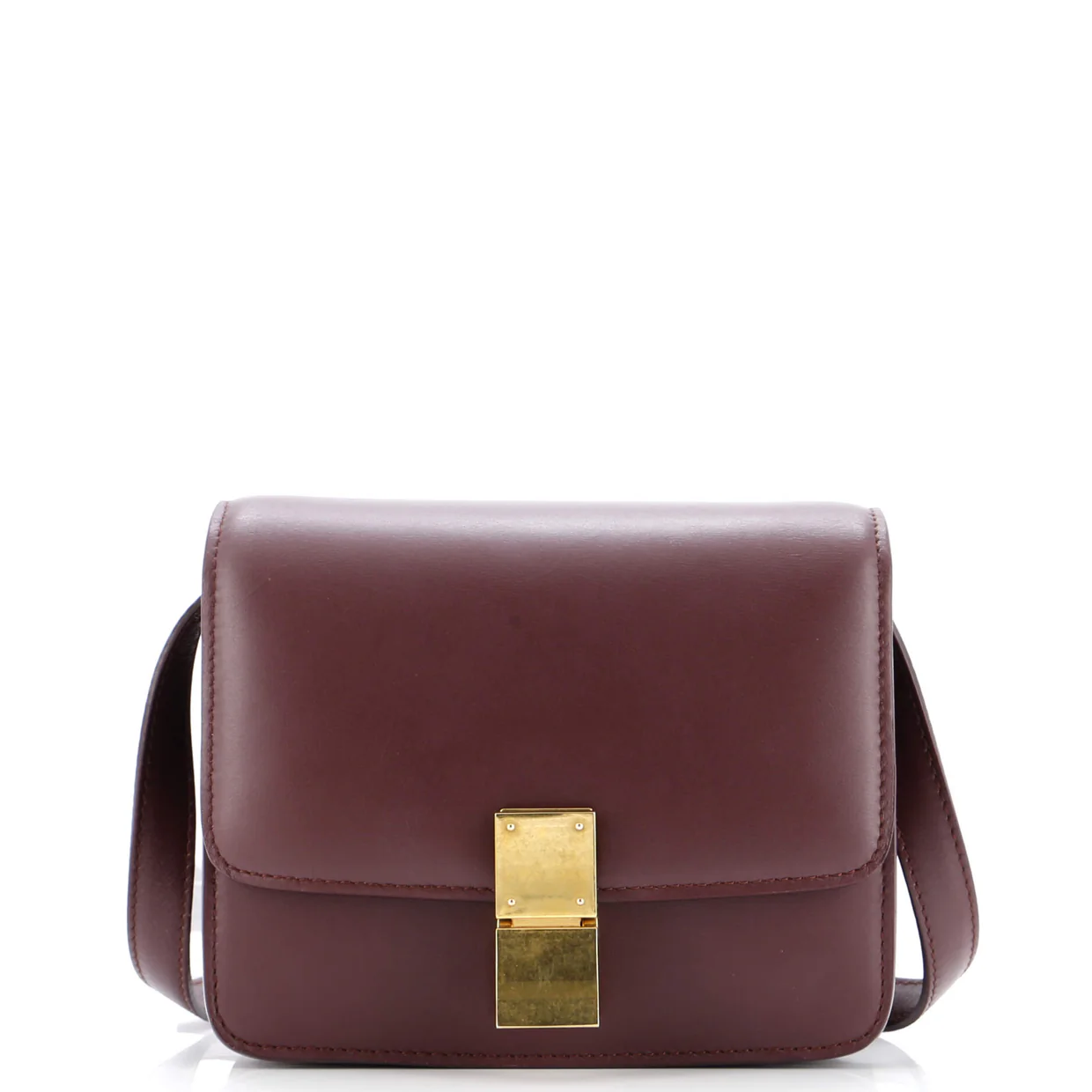 Classic Box Bag Smooth Leather Teen - Deep Luxury