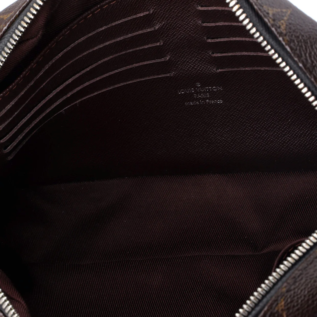 Kasai Clutch Macassar Monogram Canvas - Deep Luxury