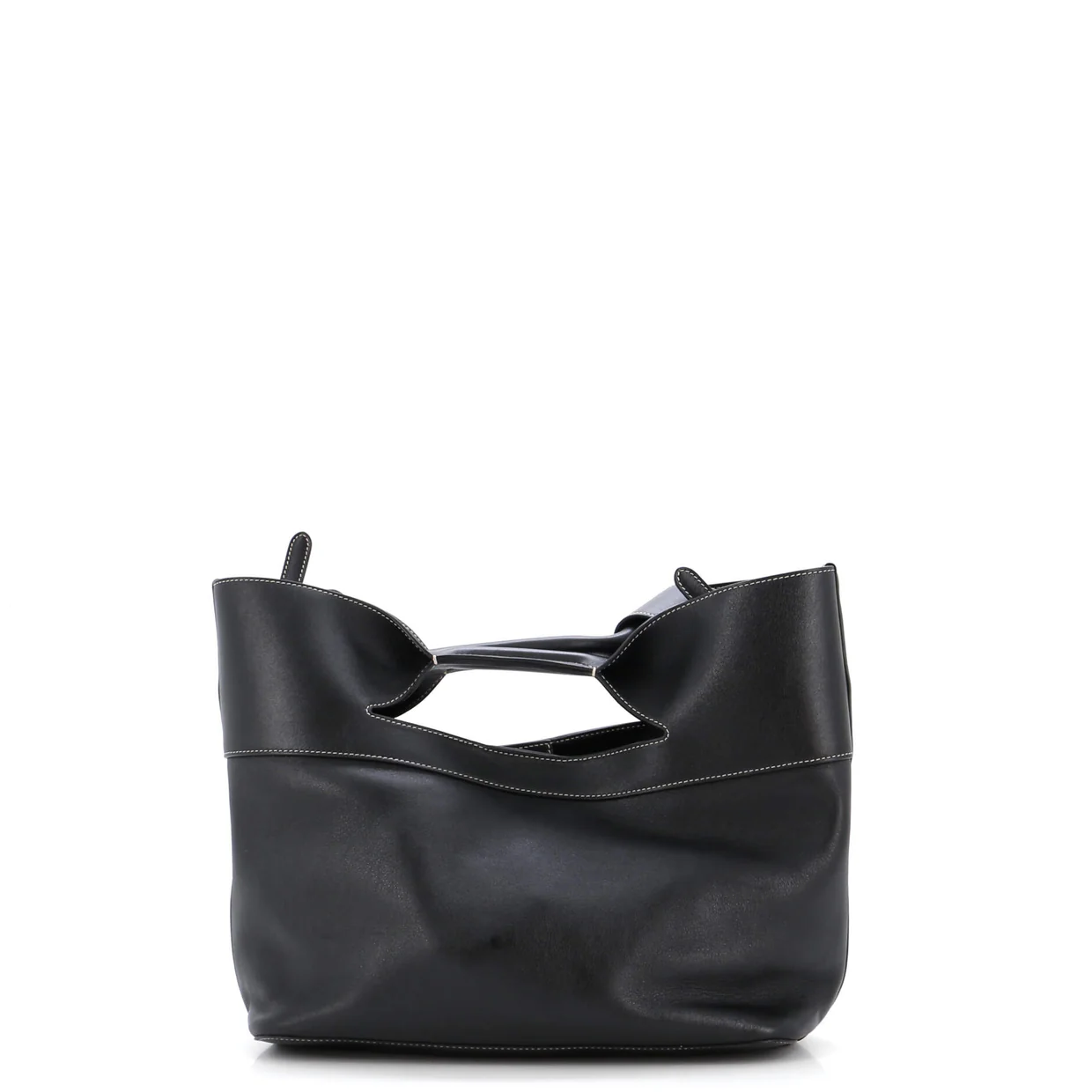 The Bow Bag Leather Small - Deep Luxury