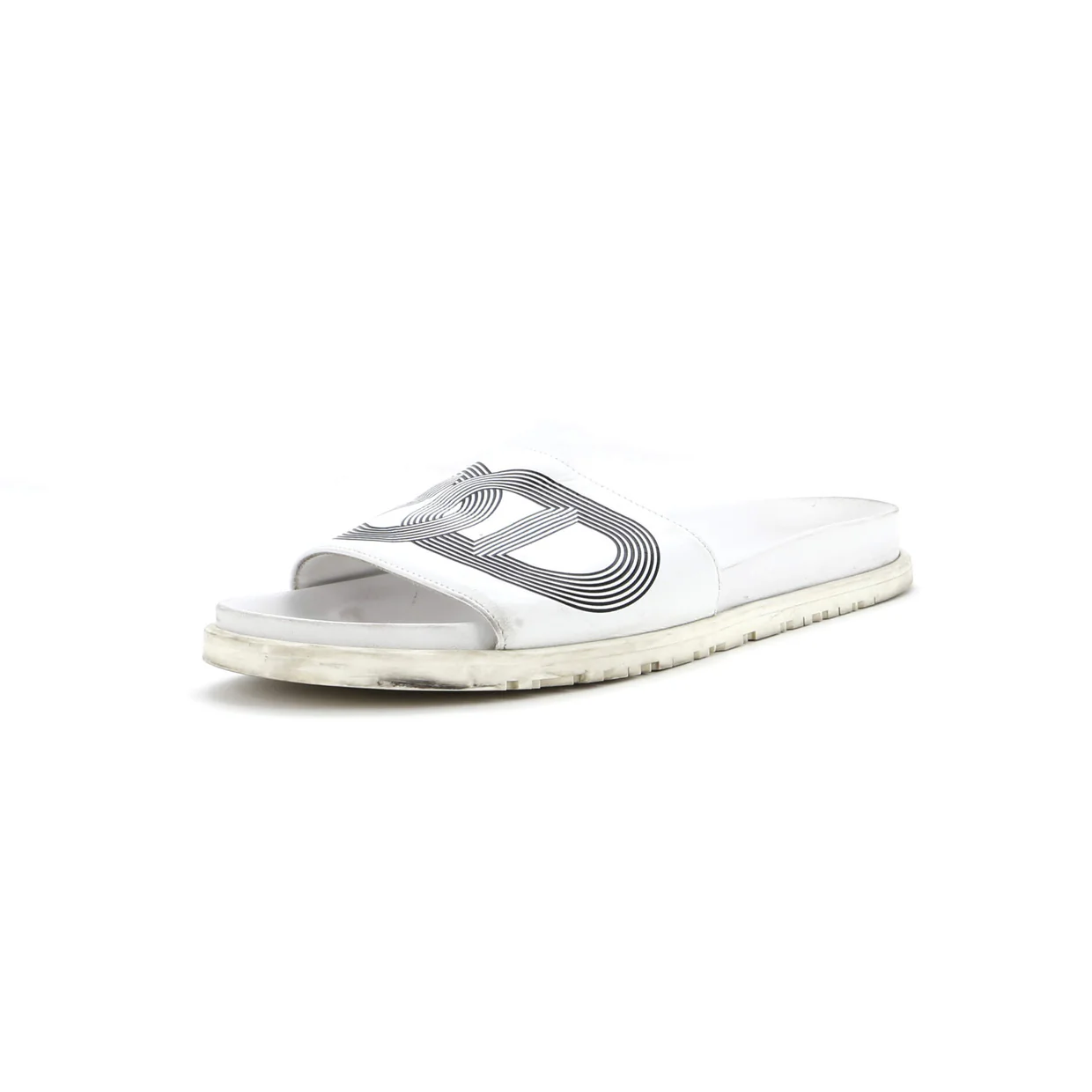 Men's Biarritz Slide Sandals Leather - Deep Luxury
