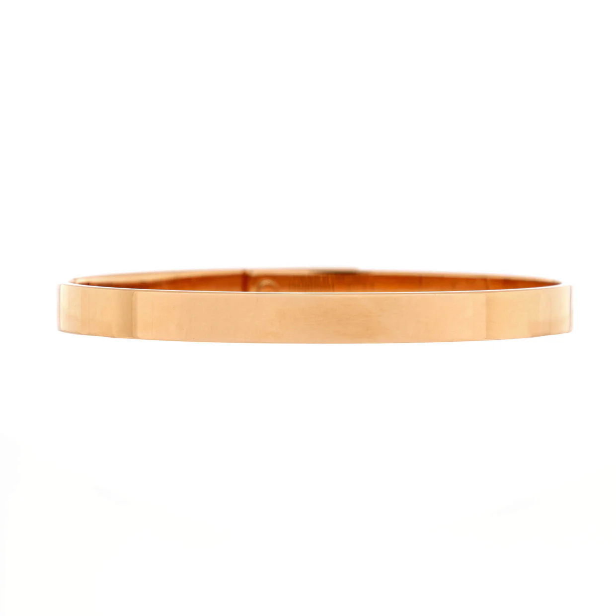Kelly Bracelet 18K Rose Gold with 4 Diamonds Small - Deep Luxury