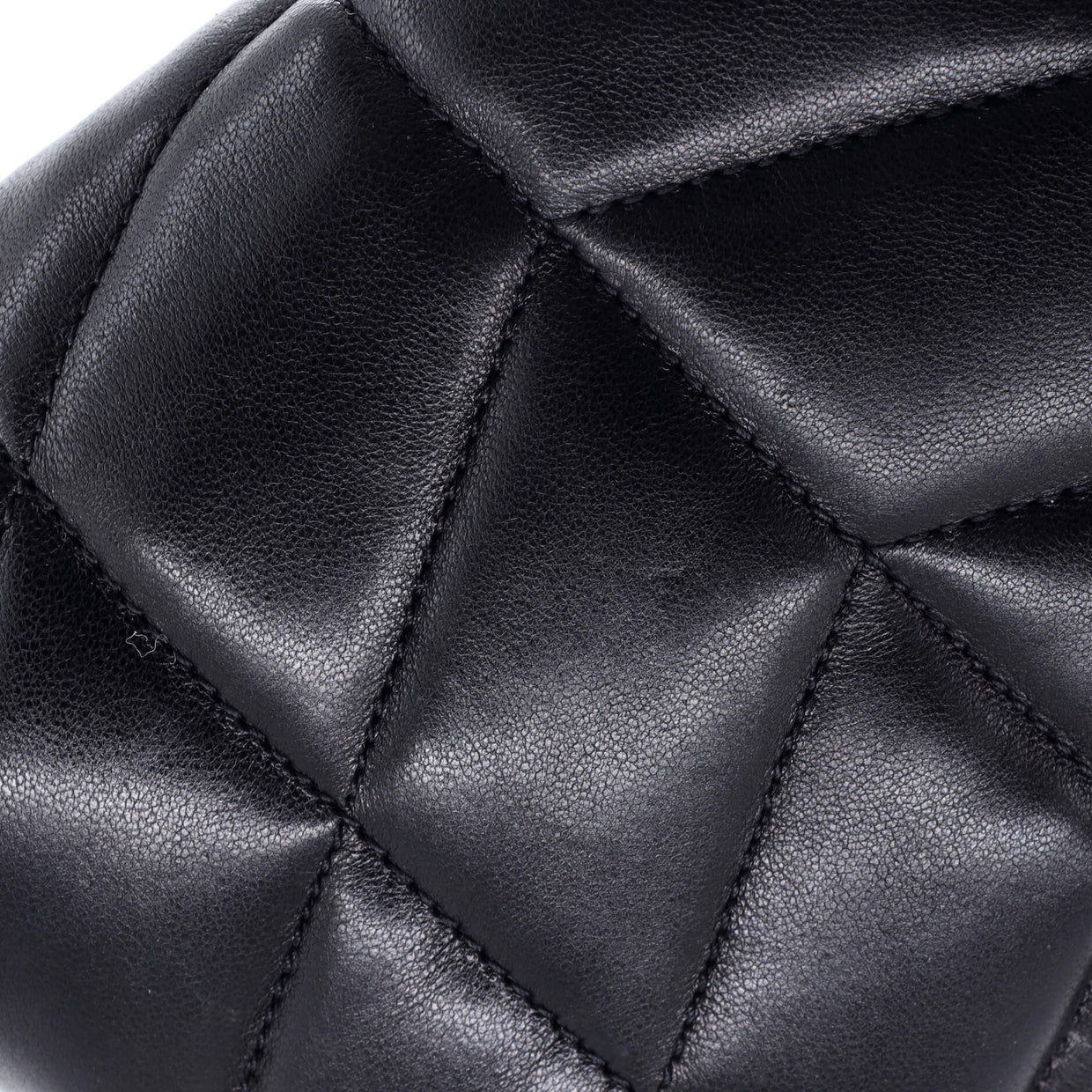 LouLou Puffer Clutch Leather Small - Deep Luxury