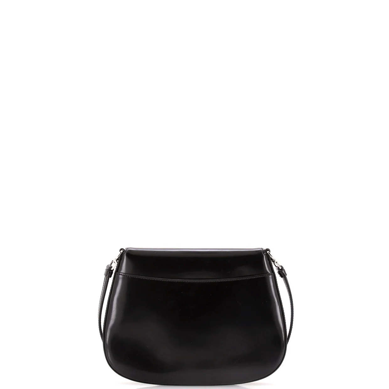 Cleo Flap Shoulder Bag Spazzolato Leather Small - Deep Luxury