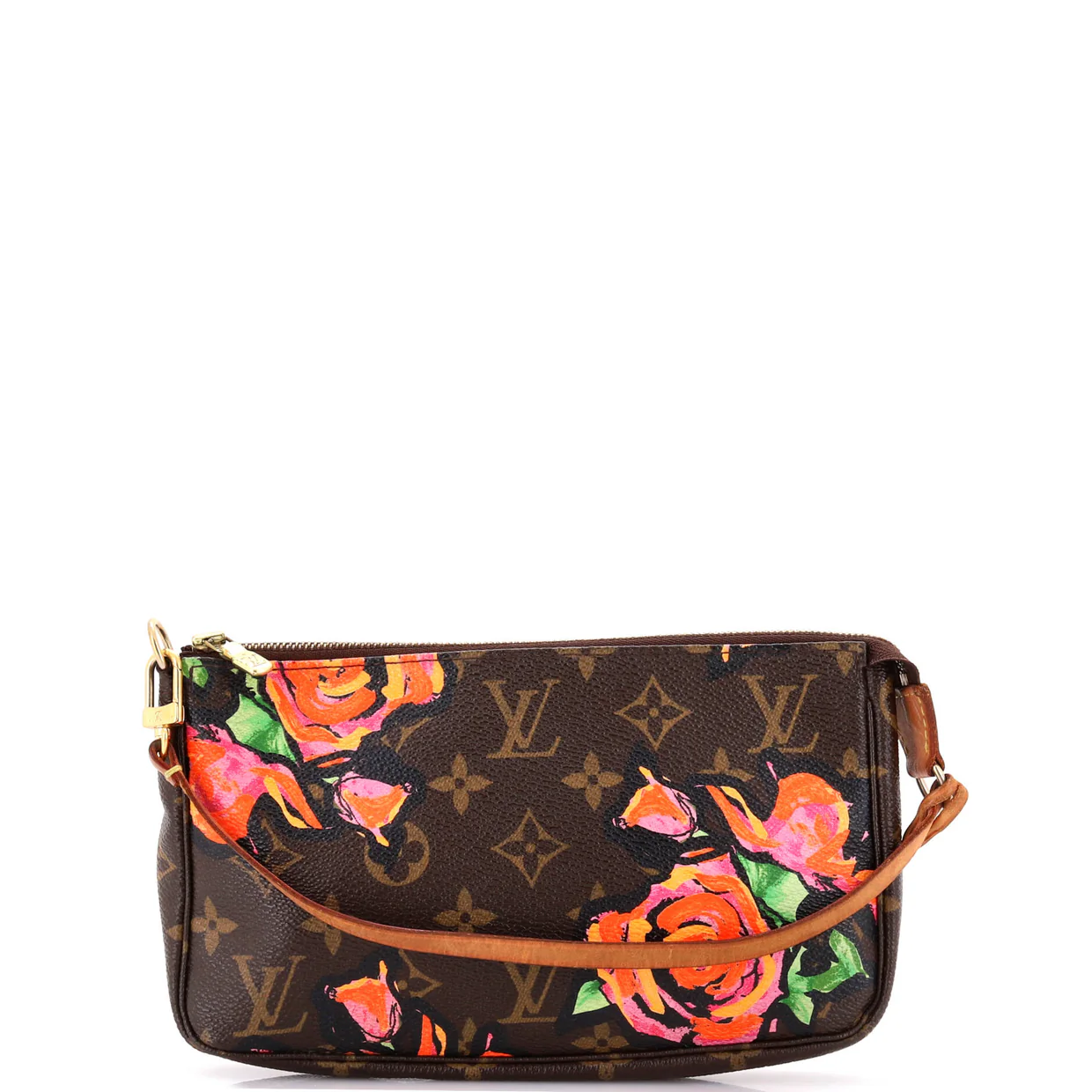 Pochette Accessoires Limited Edition Monogram Roses - Deep Luxury