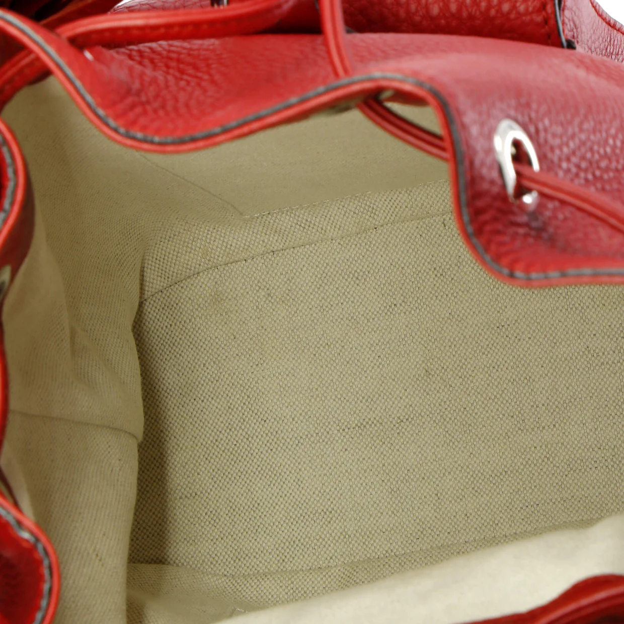 Bamboo Tassel Backpack Leather Mini - Deep Luxury