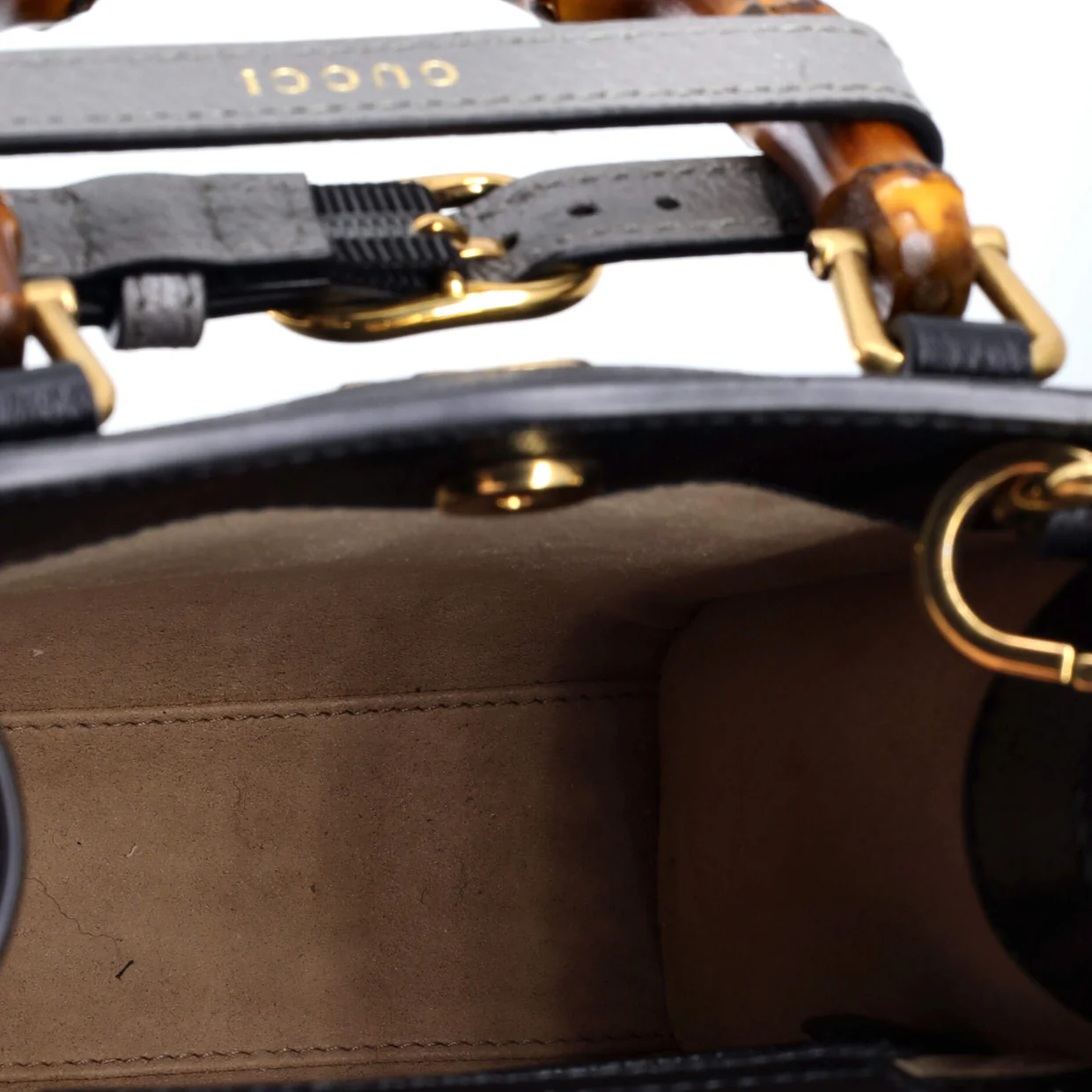 Diana Vertical Tote Leather Mini - Deep Luxury